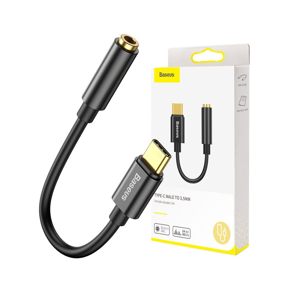 Baseus Type-C Male to 3.5mm Female Adapter L54