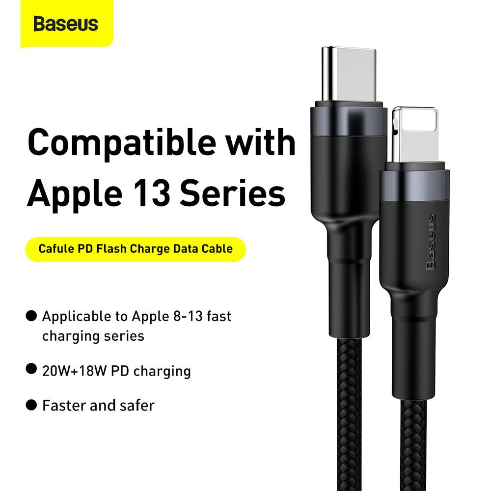Baseus Cafule Cable Type-C to iP PD 20W 1m