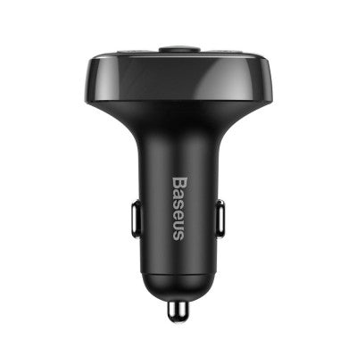 Baseus T Typed S-09A Bluetooth MP3 Car Charger (Standard edition)-Black