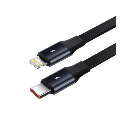 Baseus Enjoyment Retractable 2-in-1 Car Charger C+L 30W-Black