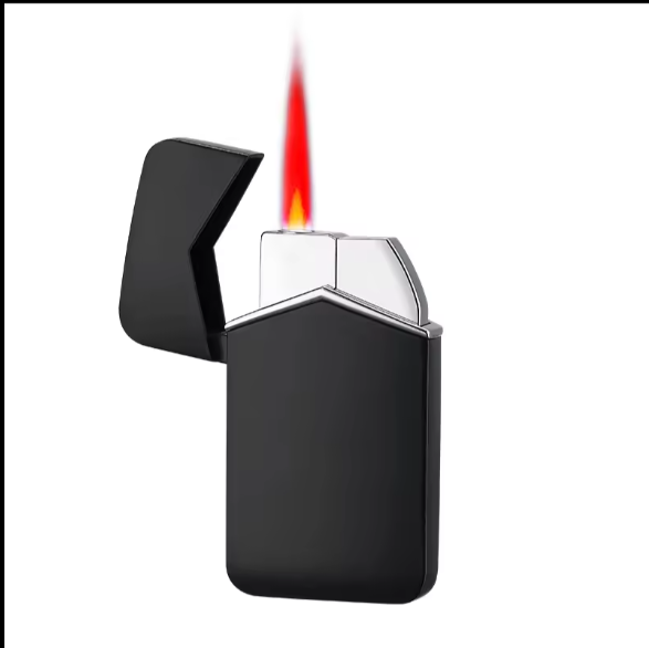 DEBANG Lighters Wholesale WindProof Jet Flame Lighter Butane Torch custom Logo Printing pink flame lighter