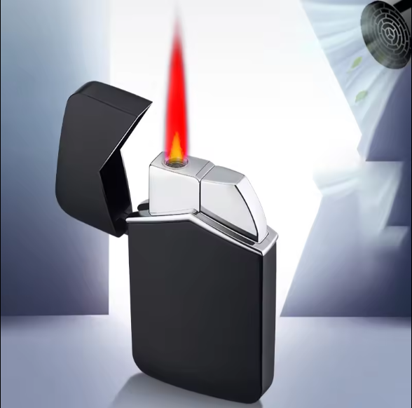 DEBANG Lighters Wholesale WindProof Jet Flame Lighter Butane Torch custom Logo Printing pink flame lighter