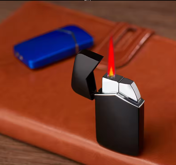 DEBANG Lighters Wholesale WindProof Jet Flame Lighter Butane Torch custom Logo Printing pink flame lighter