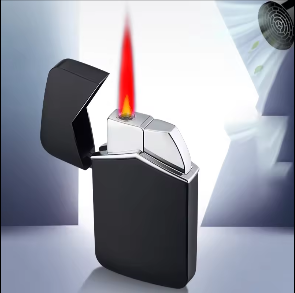 DEBANG Lighters Wholesale WindProof Jet Flame Lighter Butane Torch custom Logo Printing pink flame lighter