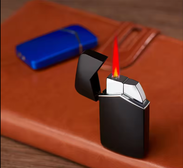 DEBANG Lighters Wholesale WindProof Jet Flame Lighter Butane Torch custom Logo Printing pink flame lighter