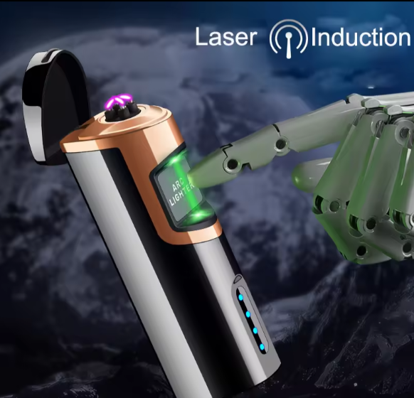 DEBANG Infrared Induction Switch Rechargeable USB Double Arc Lighter Customized Logo New Technology Lighter