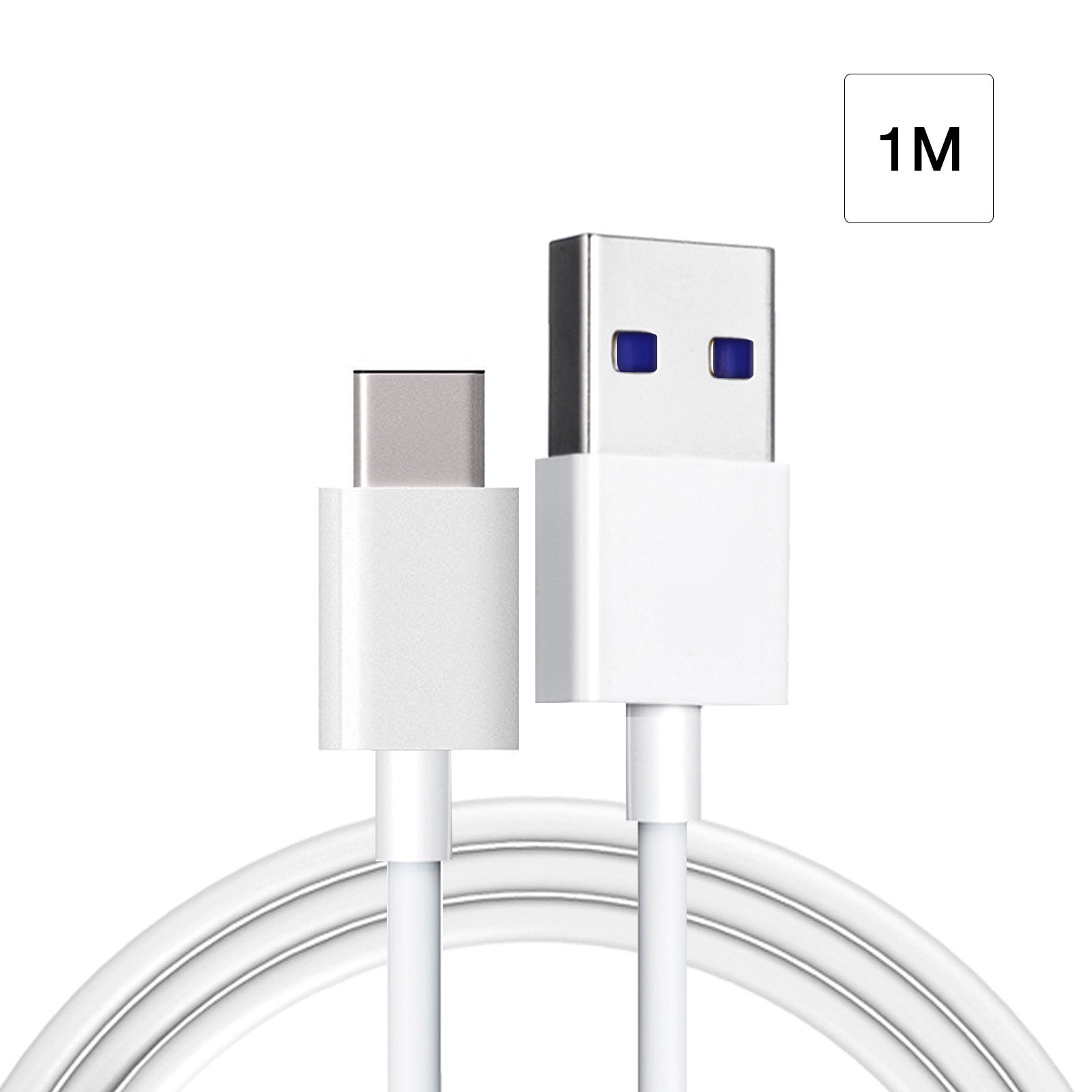 USB 3.1 Type C to Male Data Charger Cable for Samsung S8 S9 Plus Google Oneplus