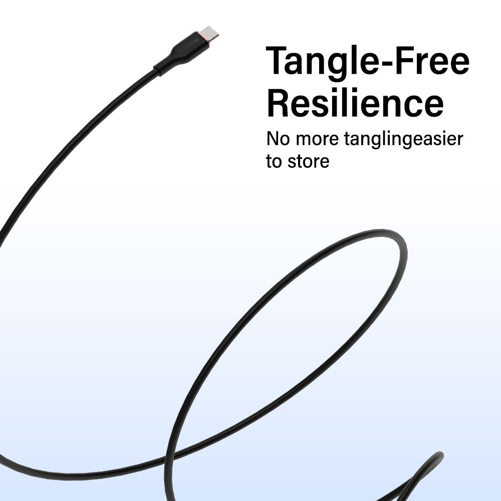 iQuick PowerWire 1 Series TPE Charging Date Cable USB to Type-C 3m (Support Huawei 66W Super Charge)