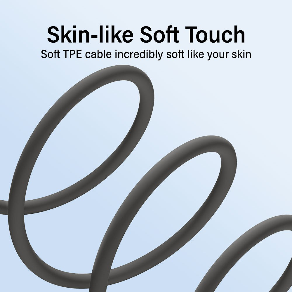 iQuick PowerWire 1 Series TPE Charging Date Cable USB to iP 0.5m