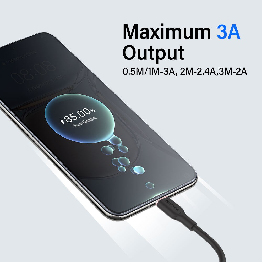 iQuick PowerWire 1 Series TPE Charging Date Cable Type-C to Type-C 1m Compatible for iPhone 15 Series