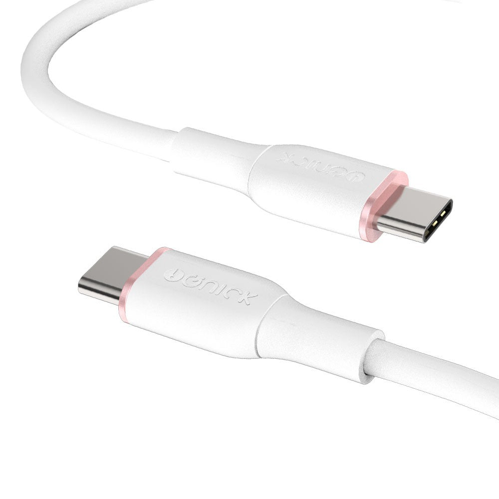 iQuick PowerWire 1 Series TPE Charging Date Cable Type-C to Type-C 2m Compatible for iPhone 15 Series