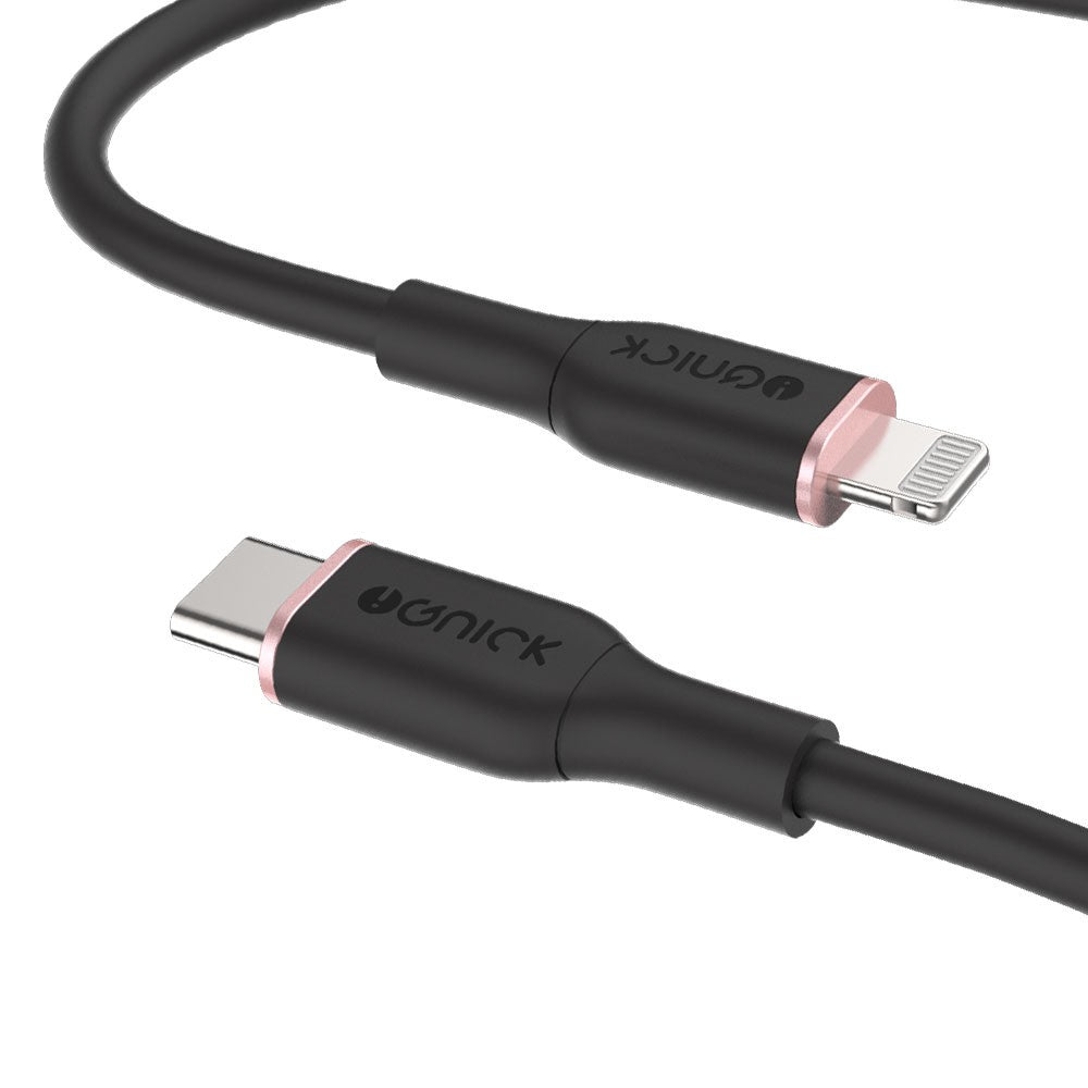 iQuick PowerWire 1 Series TPE Charging Date Cable Type-C to iP 2m