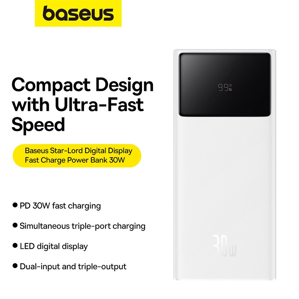 Baseus Star-Lord Digital Display Fast Charging Power Bank 20000mAh 30W