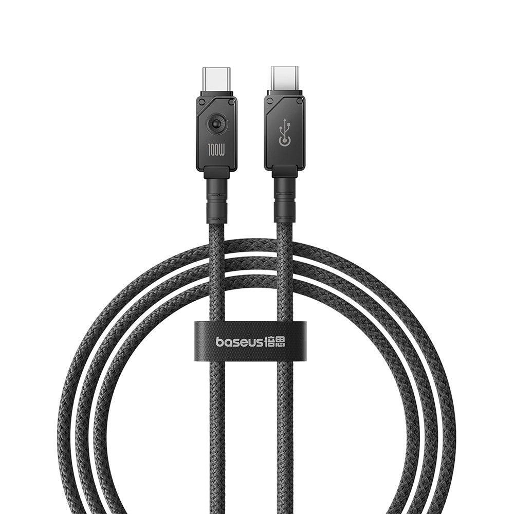 Baseus Unbreakable Series Fast Charging Data Cable Type-C to Type-C 100W 1m Compatible for iPhone 15 Series