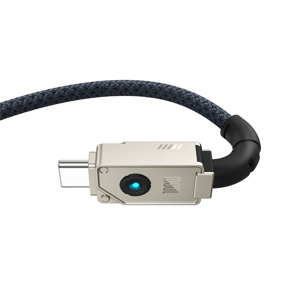 Baseus Unbreakable Series Fast Charging Data Cable Type-C to Type-C 100W 2m Compatible for iPhone 15 Series