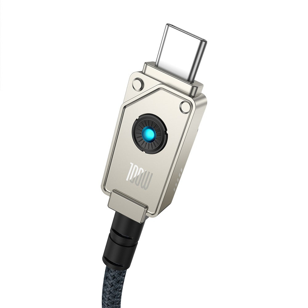 Baseus Unbreakable Series Fast Charging Data Cable Type-C to Type-C 100W 1m Compatible for iPhone 15 Series