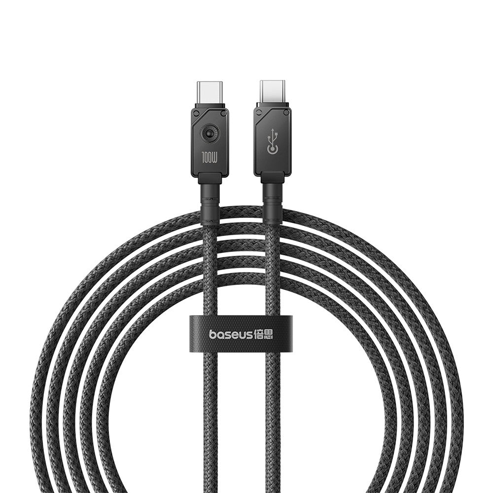 Baseus Unbreakable Series Fast Charging Data Cable Type-C to Type-C 100W 2m Compatible for iPhone 15 Series