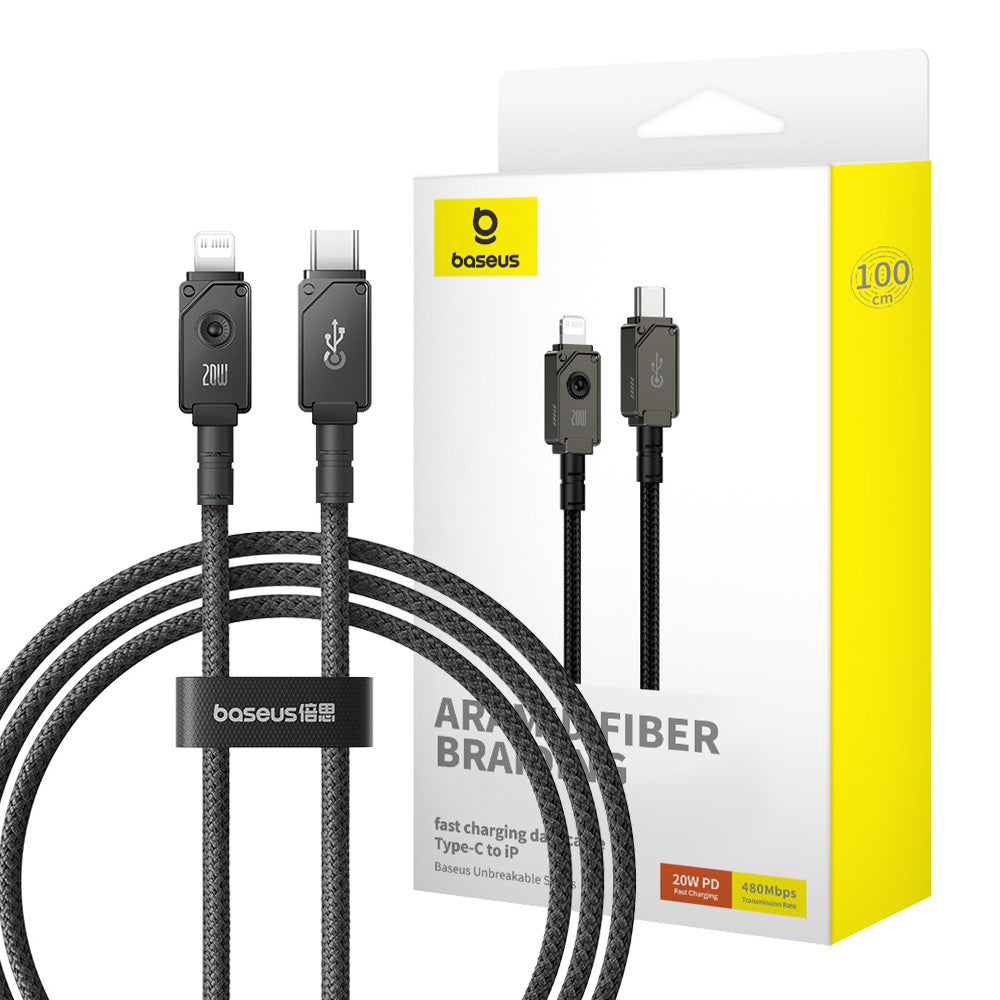 Baseus Unbreakable Series Fast Charging Data Cable Type-C to iP 20W 1m