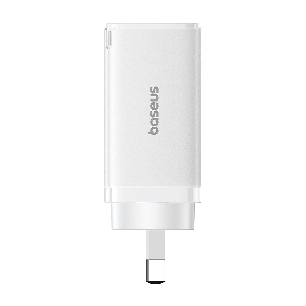 Baseus GaN5 Pro Fast Charger 2xUSB-C 1xUSB 65W-Moon White