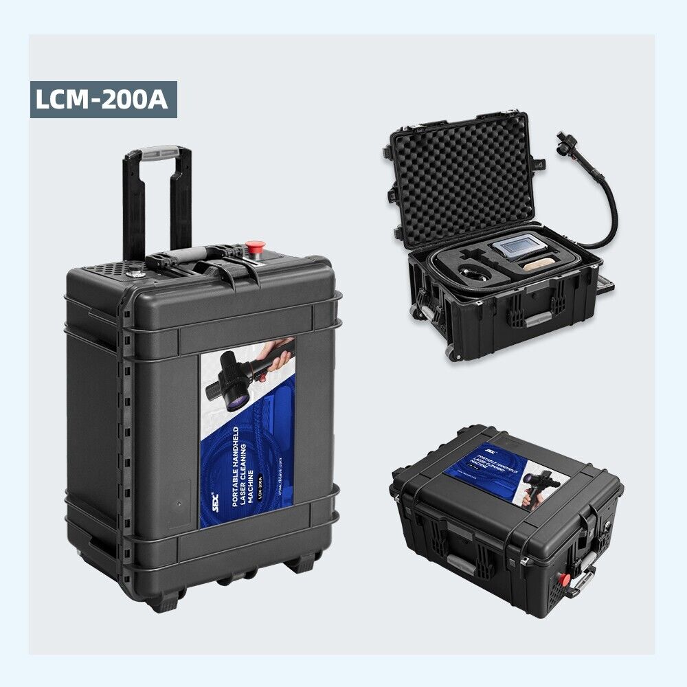 Portable 200W Pulse Laser Cleaner Rust/Paint/Coating Removal Machine