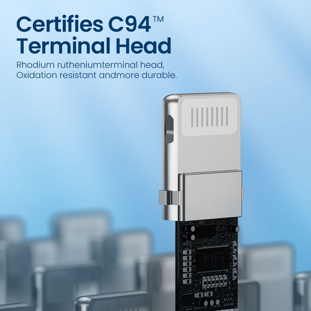 MOVE SPEED 3A USB-A to Lightning Charging Cable 1.2m (YSUCM02-AL12)-White