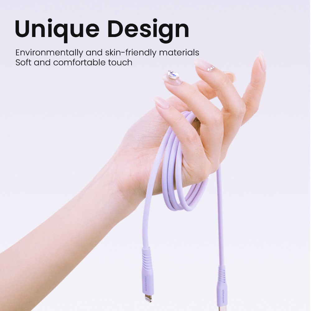 MOVE SPEED 20V/3A USB-C to Lightning Colorful Charging Cable 1.2m (YSUCM04-CL12)